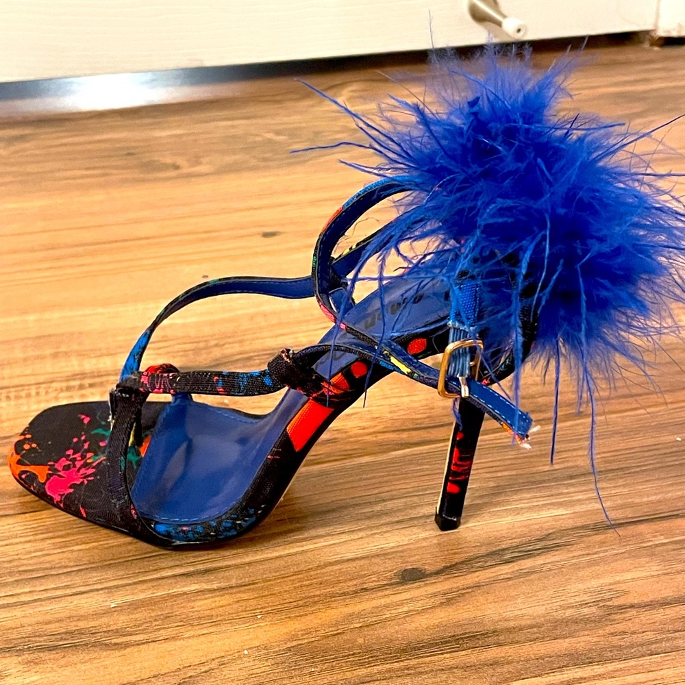 Blue shoes